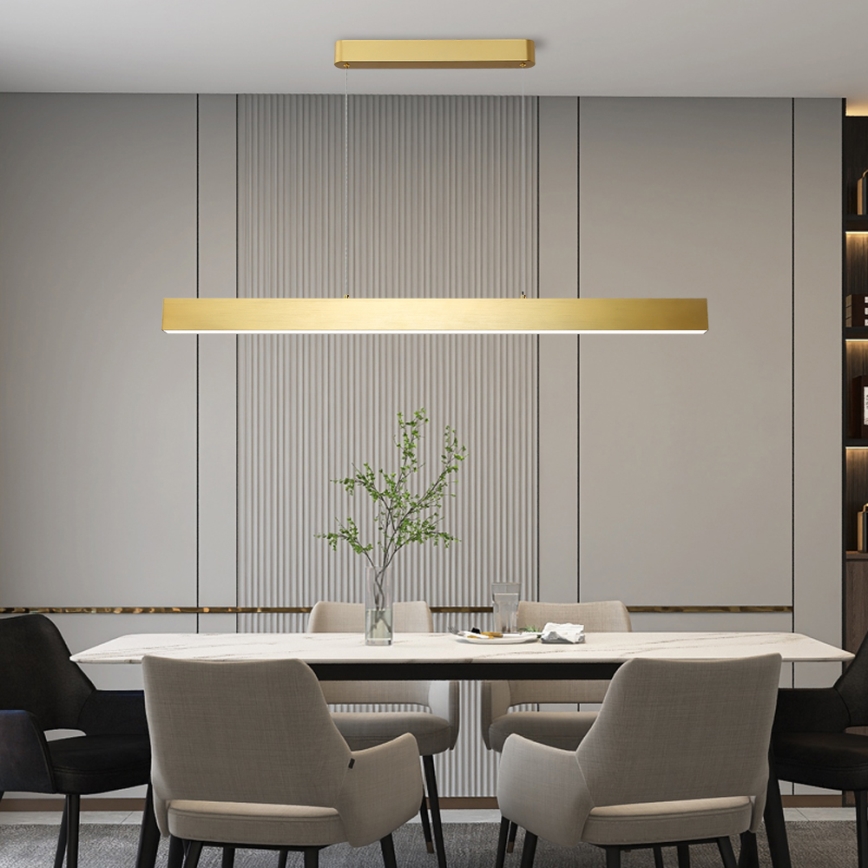 Brilagi - LED Aptumšojama lustra ar auklu SLEEKLINE SMART LED/40W/230V 3000-6000K Wi-Fi Tuya zelta + tālvadības pults