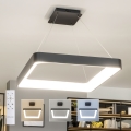 BRILAGI - LED aptumšojama lustra uz troses FALCON II LED/125W/230V 3000-6500K 60x60 cm melna + tālvadības pults