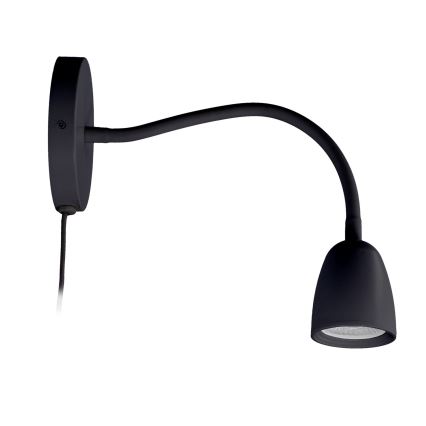 Brilagi - LED Aptumšojama maza sienas lampa LED/4W/230V melna