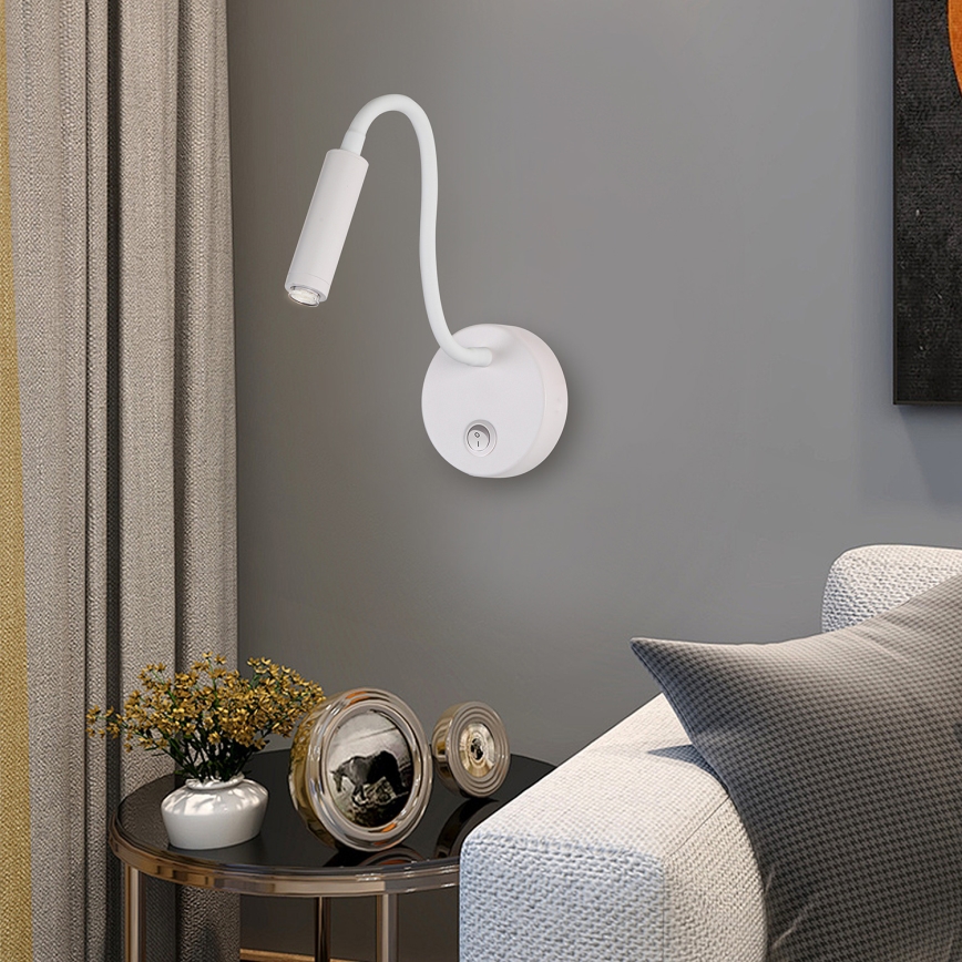 Brilagi - LED Aptumšojama pielāgojama sienas lampa MAYA 1xG9/4W/230V balta 2700-6500K Wi-Fi Tuya