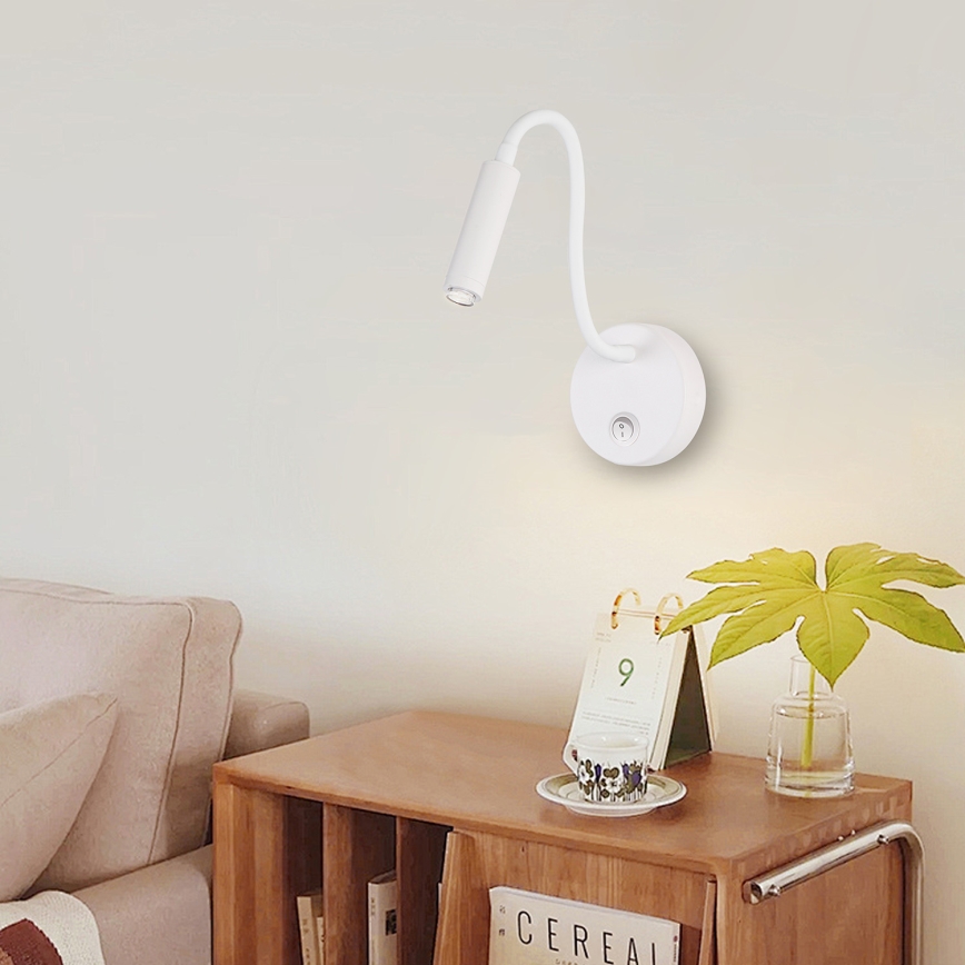 Brilagi - LED Aptumšojama pielāgojama sienas lampa MAYA 1xG9/4W/230V balta 2700-6500K Wi-Fi Tuya