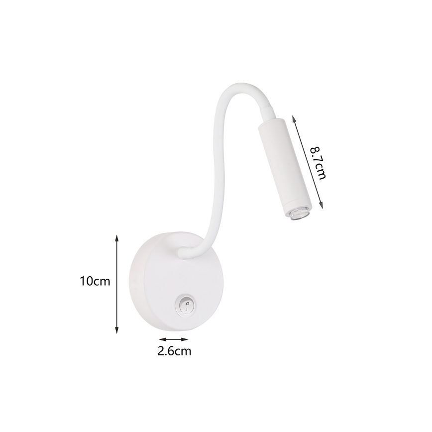Brilagi - LED Aptumšojama pielāgojama sienas lampa MAYA 1xG9/4W/230V balta 2700-6500K Wi-Fi Tuya