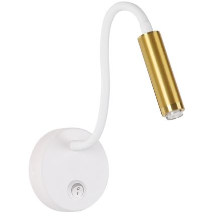 Brilagi - LED Aptumšojama pielāgojama sienas lampa MAYA 1xG9/4W/230V balta/zelta 2700-6500K Wi-Fi Tuya