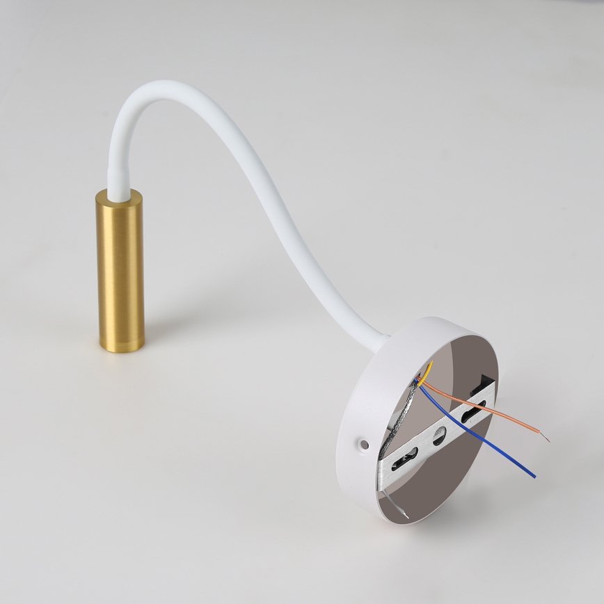 Brilagi - LED Aptumšojama pielāgojama sienas lampa MAYA 1xG9/4W/230V balta/zelta 2700-6500K Wi-Fi Tuya