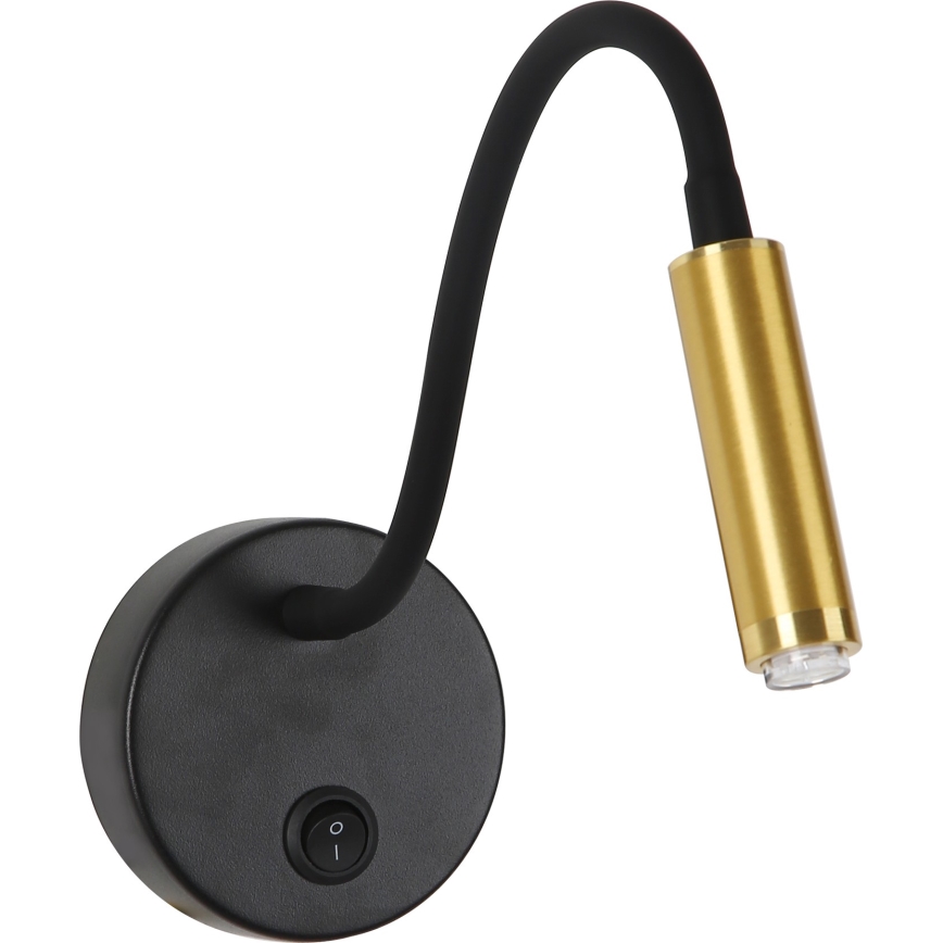 Brilagi - LED Aptumšojama pielāgojama sienas lampa MAYA 1xG9/4W/230V melna/zelta 2700-6500K Wi-Fi Tuya