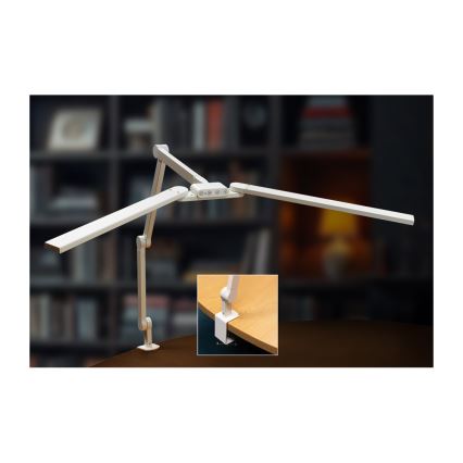 Brilagi - LED Aptumšojama skārienvadāma pielāgojama galda lampa VARIO LED/24W/230V 3000-6500K CRI 92 balta