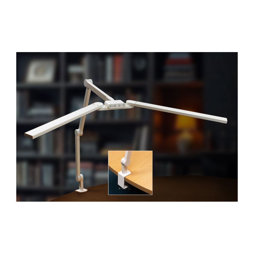 Brilagi - LED Aptumšojama skārienvadāma pielāgojama galda lampa VARIO LED/24W/230V 3000-6500K CRI 92 balta