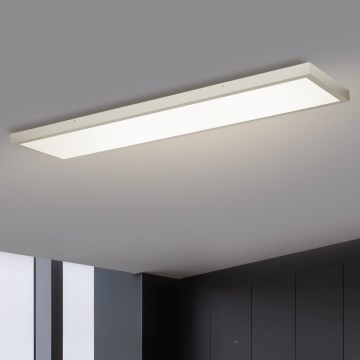 Brilagi - LED Aptumšojama vannas istabas griestu lampa FRAME SMART LED/50W/230V 120x30 cm 3000-6000K IP44 sudraba + tālvadības pults