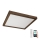 Brilagi - LED Aptumšojama vannas istabas griestu lampa WOODY FRAME LED/50W/230V ozols 60x60 cm 3000-6000K IP44 + tālvadības pults