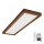 Brilagi - LED Aptumšojama vannas istabas griestu lampa WOODY FRAME LED/50W/230V ozols ķirsis 120x30 cm 3000-6000K IP44 + tālvadības pults