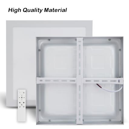 Brilagi - LED Aptumšojama vannas istabas griestu lampa FRAME SMART LED/24W/230V 30x30 cm 3000-6000K IP44 balta + tālvadības pults