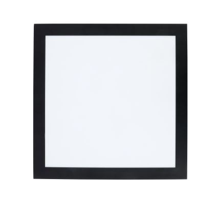 Brilagi - LED Aptumšojama vannas istabas griestu lampa FRAME SMART LED/24W/230V 30x30 cm 3000-6000K IP44 melna + tālvadības pults