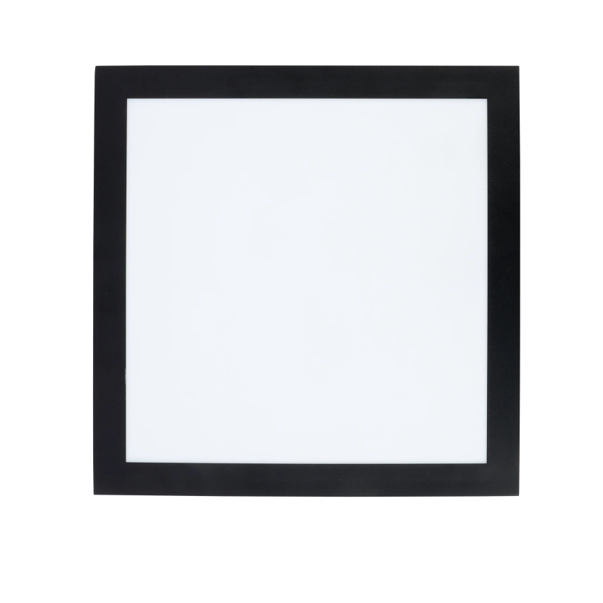 Brilagi - LED Aptumšojama vannas istabas griestu lampa FRAME SMART LED/24W/230V 30x30 cm 3000-6000K IP44 melna + tālvadības pults