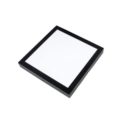 Brilagi - LED Aptumšojama vannas istabas griestu lampa FRAME SMART LED/24W/230V 30x30 cm 3000-6000K IP44 melna + tālvadības pults