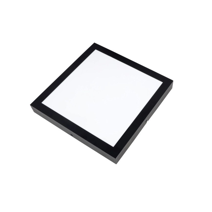 Brilagi - LED Aptumšojama vannas istabas griestu lampa FRAME SMART LED/24W/230V 30x30 cm 3000-6000K IP44 melna + tālvadības pults
