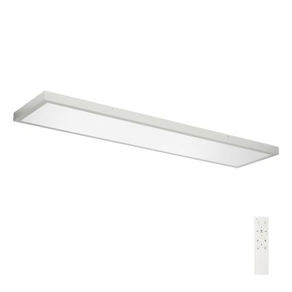 Brilagi - LED Aptumšojama vannas istabas griestu lampa FRAME SMART LED/50W/230V 120x30 cm 3000-6000K IP44 sudraba + tālvadības pults