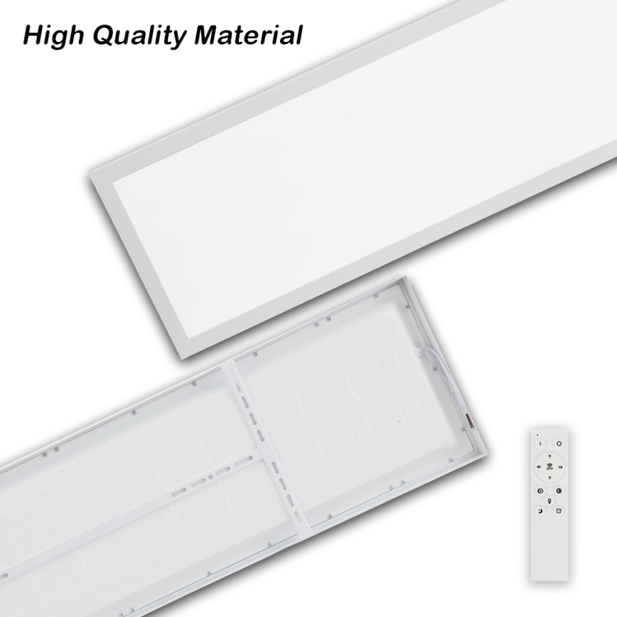 Brilagi - LED Aptumšojama vannas istabas griestu lampa FRAME SMART LED/50W/230V 30x120 cm 3000-6000K IP44 balta + tālvadības pults