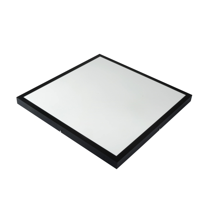 Brilagi - LED Aptumšojama vannas istabas griestu lampa FRAME SMART LED/50W/230V 60x60 cm 3000-6000K IP44 melna + tālvadības pults