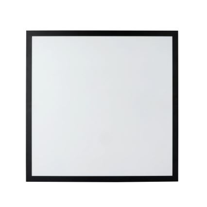 Brilagi - LED Aptumšojama vannas istabas griestu lampa FRAME SMART LED/50W/230V 60x60 cm 3000-6000K IP44 melna + tālvadības pults