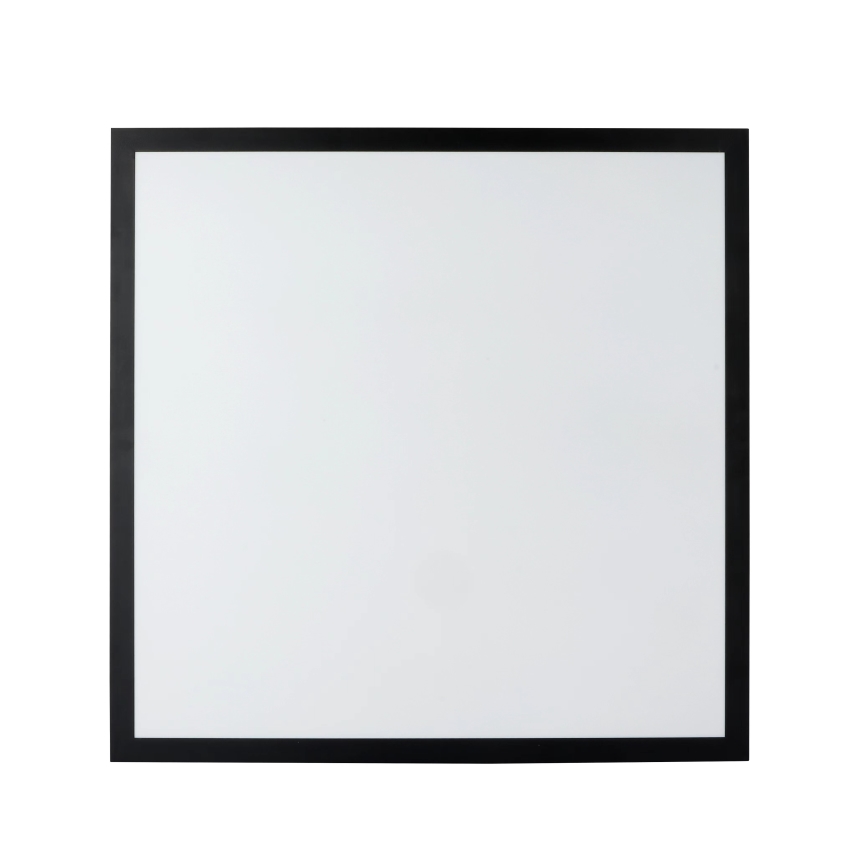 Brilagi - LED Aptumšojama vannas istabas griestu lampa FRAME SMART LED/50W/230V 60x60 cm 3000-6000K IP44 melna + tālvadības pults