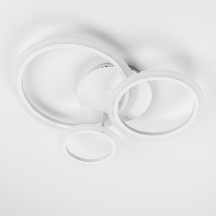 Brilagi - LED Aptumšojama virsapmetuma lustra ORBITS LED/40W/230V 3000-6500K balta + tālvadības pults