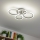 Brilagi - LED Aptumšojama virsapmetuma lustra ORBITS LED/50W/230V 3000-6500K antracīta + tālvadības pults