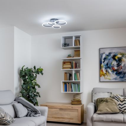 Brilagi - LED Aptumšojama virsapmetuma lustra ORBITS LED/50W/230V 3000-6500K + tālvadības pults