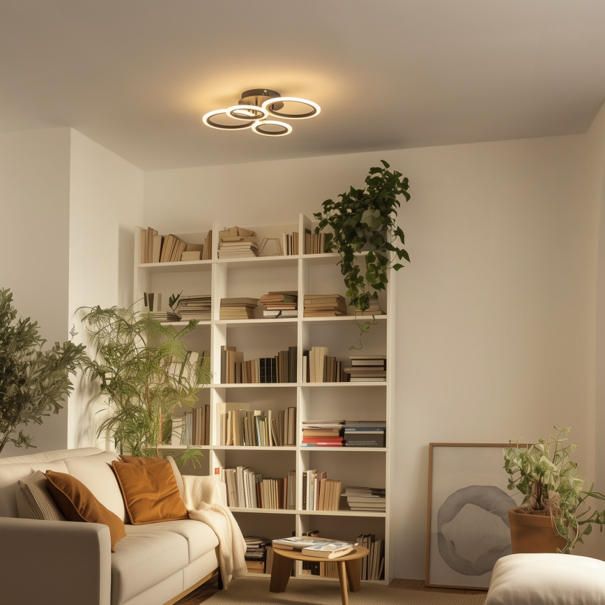 Brilagi - LED Aptumšojama virsapmetuma lustra ORBITS LED/50W/230V 3000-6500K + tālvadības pults