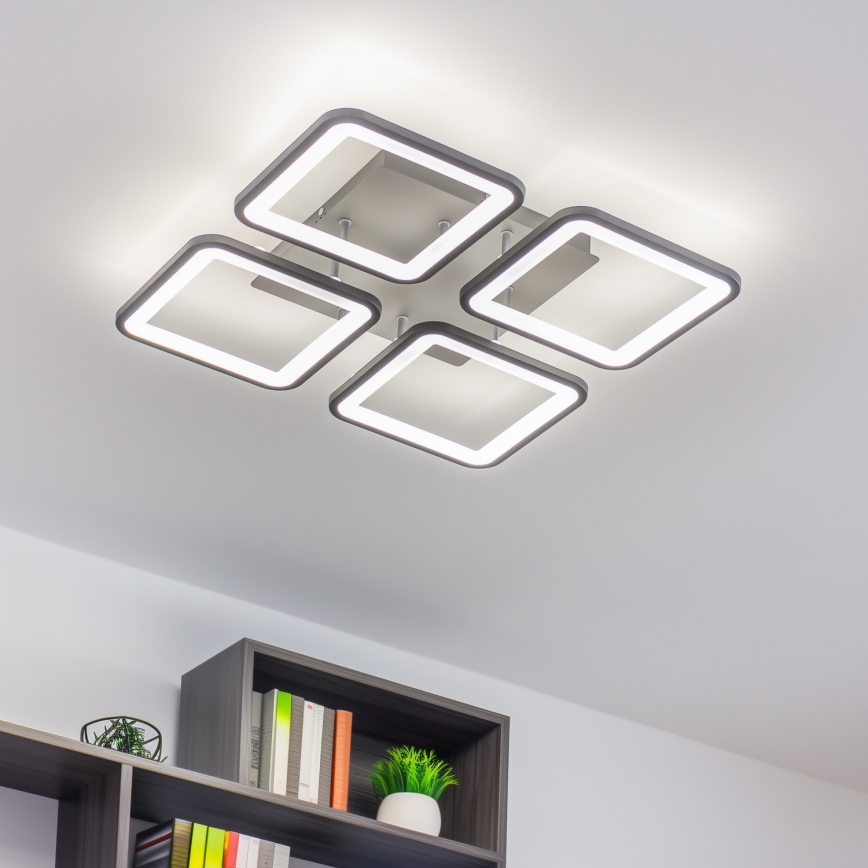 Brilagi - LED Aptumšojama virsapmetuma lustra SQUARED LED/85W/230V 3000-6500K + tālvadības pults
