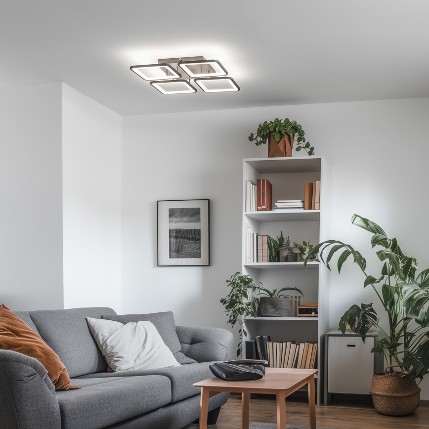 Brilagi - LED Aptumšojama virsapmetuma lustra SQUARED LED/85W/230V 3000-6500K + tālvadības pults