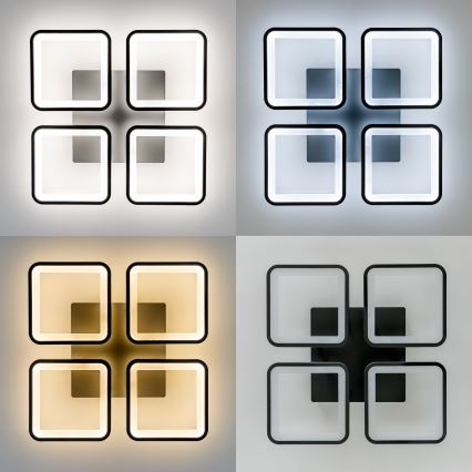 Brilagi - LED Aptumšojama virsapmetuma lustra SQUARED LED/85W/230V 3000-6500K + tālvadības pults