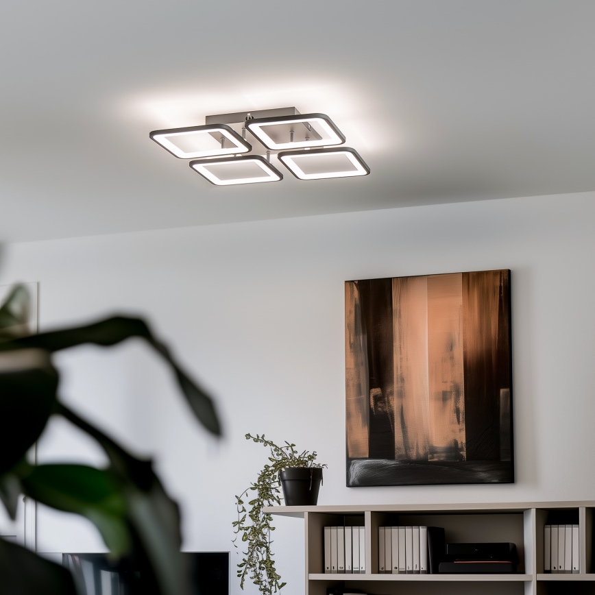 Brilagi - LED Aptumšojama virsapmetuma lustra SQUARED LED/85W/230V 3000-6500K + tālvadības pults