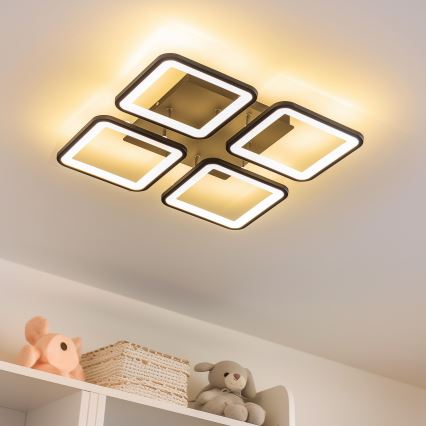 Brilagi - LED Aptumšojama virsapmetuma lustra SQUARED LED/85W/230V 3000-6500K + tālvadības pults
