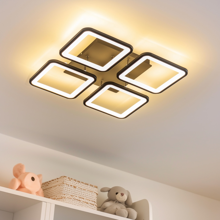 Brilagi - LED Aptumšojama virsapmetuma lustra SQUARED LED/85W/230V 3000-6500K + tālvadības pults