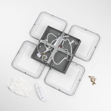Brilagi - LED Aptumšojama virsapmetuma lustra SQUARED LED/85W/230V 3000-6500K + tālvadības pults
