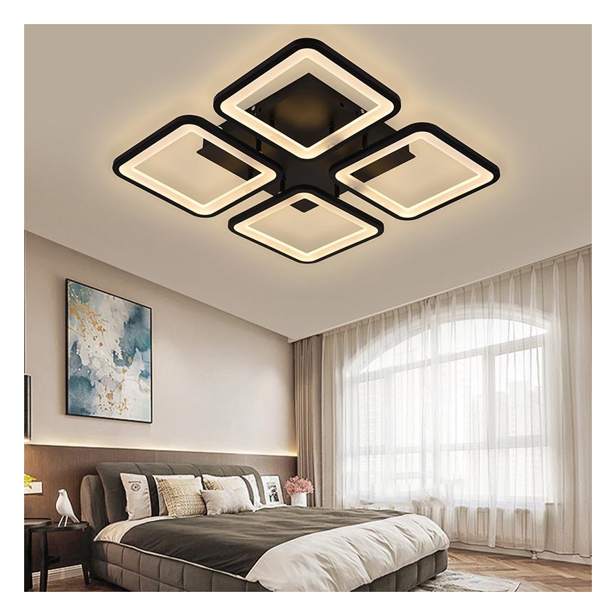 Brilagi - LED Aptumšojama virsapmetuma lustra SQUARED LED/85W/230V 3000-6500K + tālvadības pults