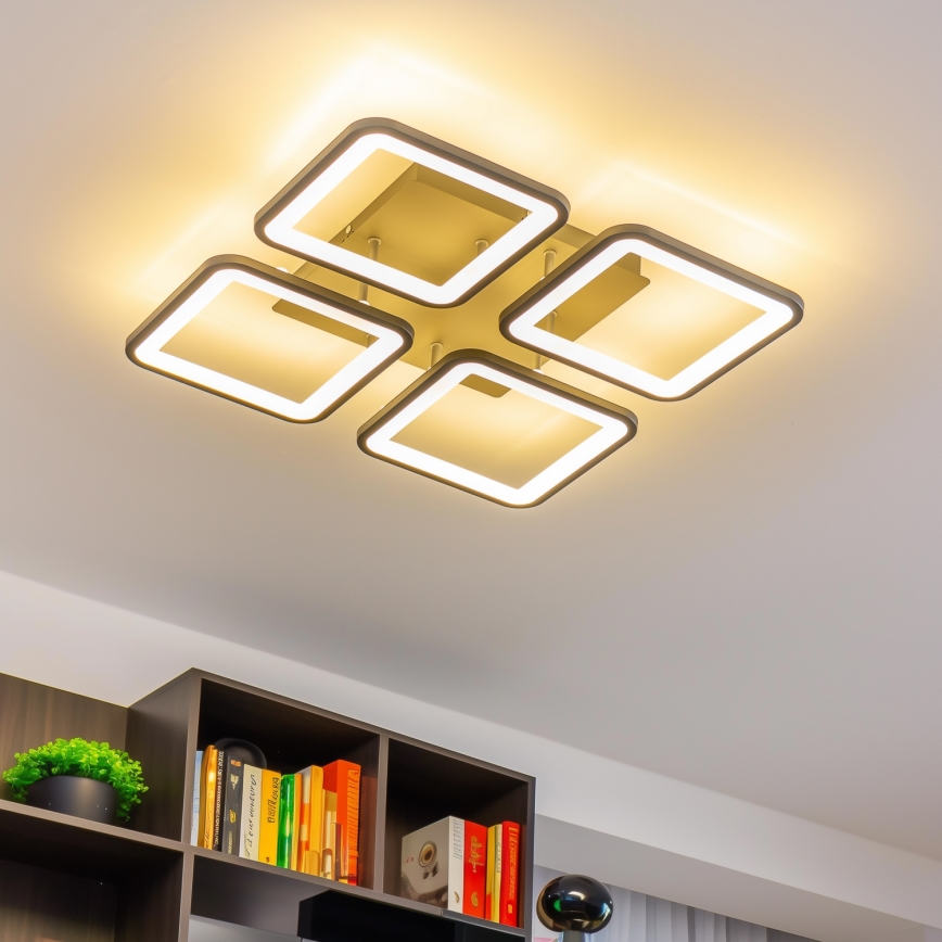 Brilagi - LED Aptumšojama virsapmetuma lustra SQUARED LED/85W/230V 3000-6500K + tālvadības pults