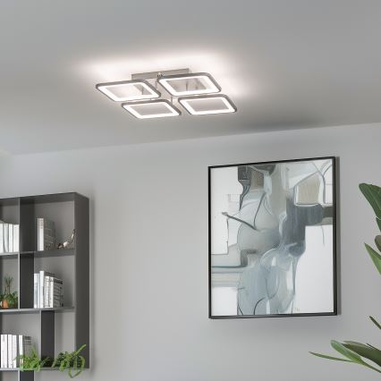 Brilagi - LED Aptumšojama virsapmetuma lustra SQUARED LED/85W/230V 3000-6500K + tālvadības pults