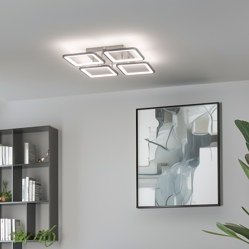 Brilagi - LED Aptumšojama virsapmetuma lustra SQUARED LED/85W/230V 3000-6500K + tālvadības pults