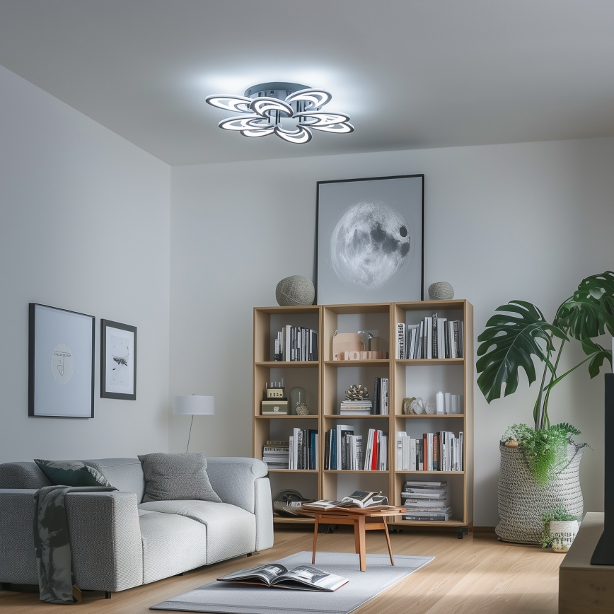 Brilagi - LED Aptumšojama virsapmetuma lustra TWIST LED/125W/230V 3000-6500K + tālvadības pults
