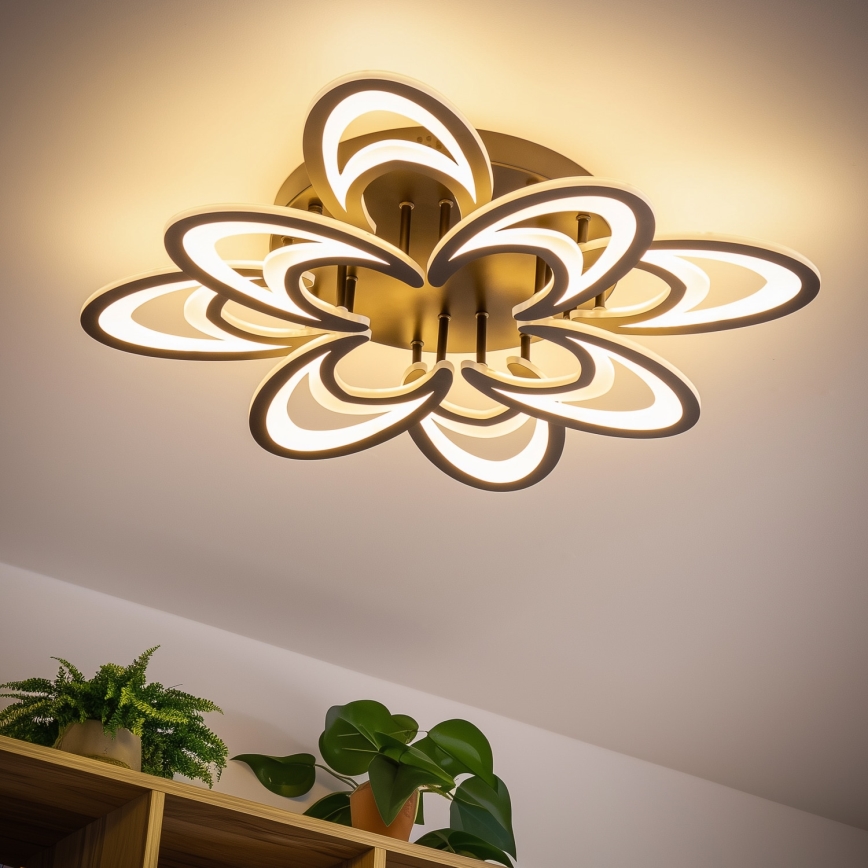 Brilagi - LED Aptumšojama virsapmetuma lustra TWIST LED/125W/230V 3000-6500K + tālvadības pults