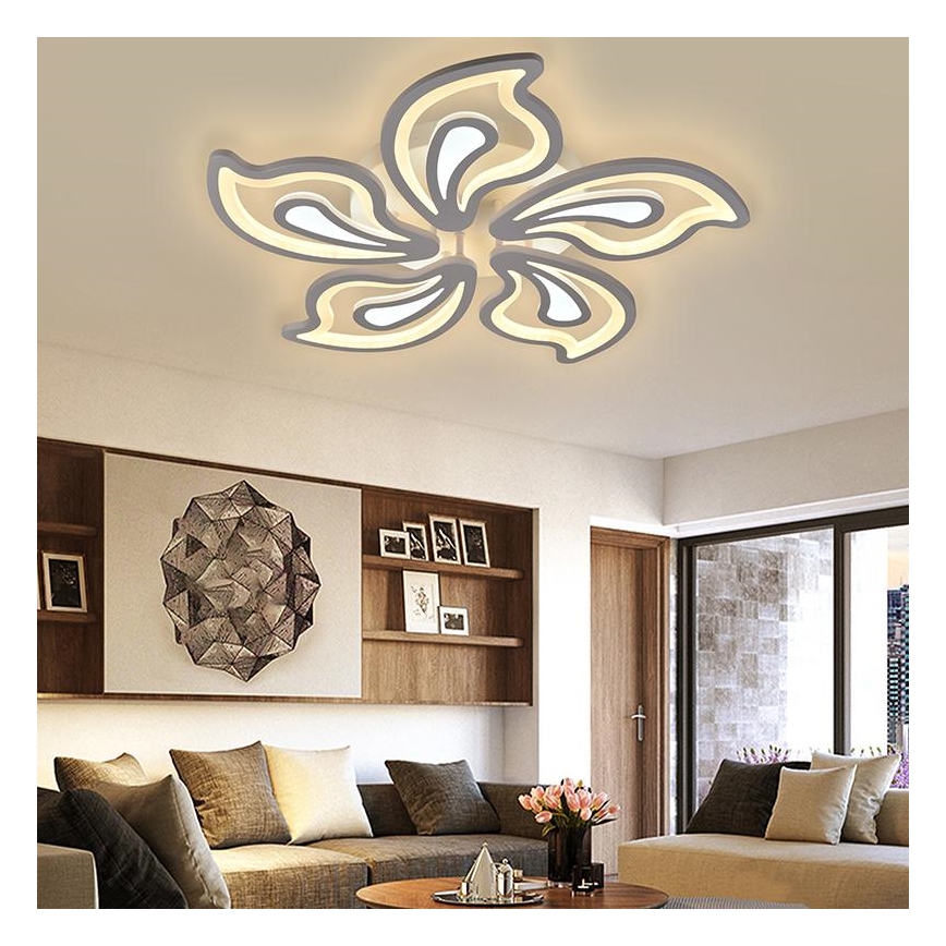 Brilagi - LED Aptumšojama virsapmetuma lustra TWIST LED/125W/230V 3000-6500K + tālvadības pults