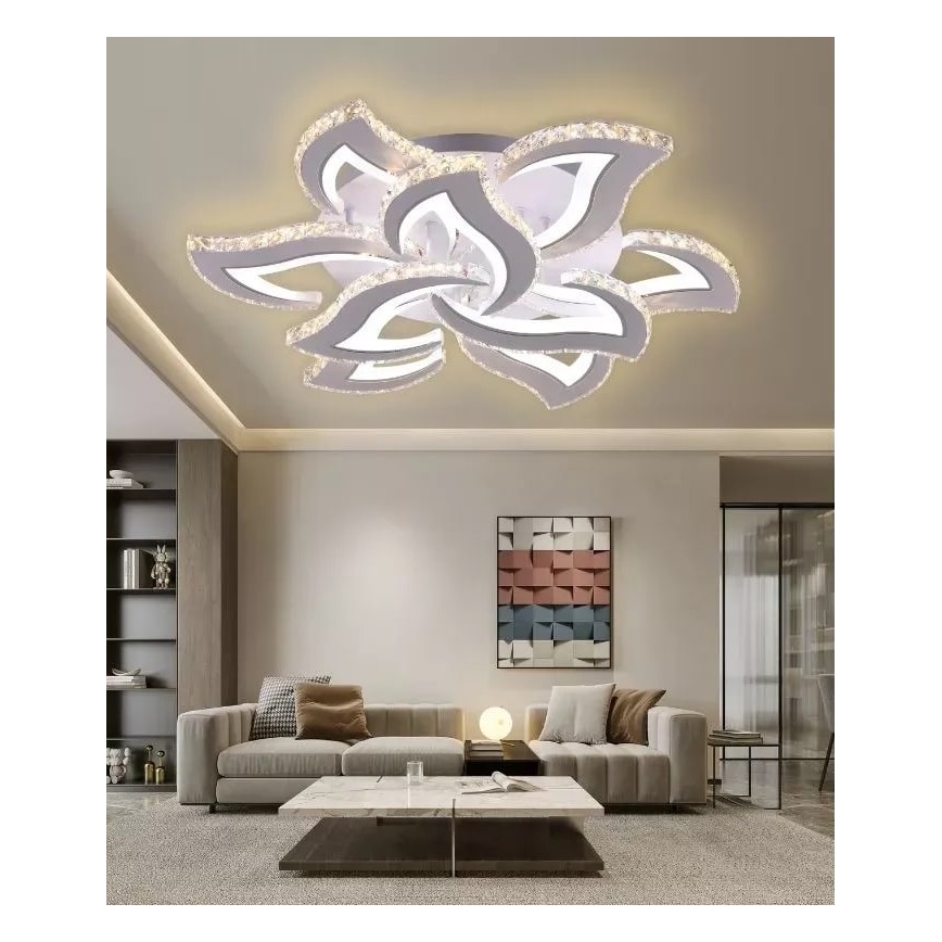 Brilagi - LED Aptumšojama virsapmetuma lustra TWIST LED/180W/230V 3000-6500K + tālvadības pults