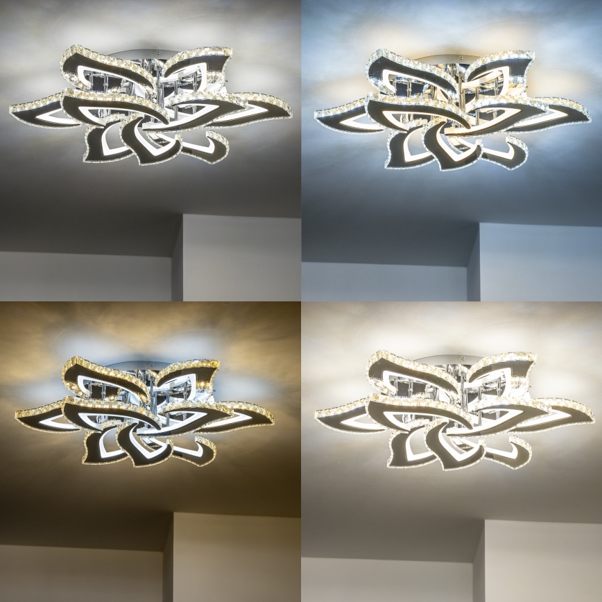 Brilagi - LED Aptumšojama virsapmetuma lustra TWIST LED/180W/230V 3000-6500K + tālvadības pults