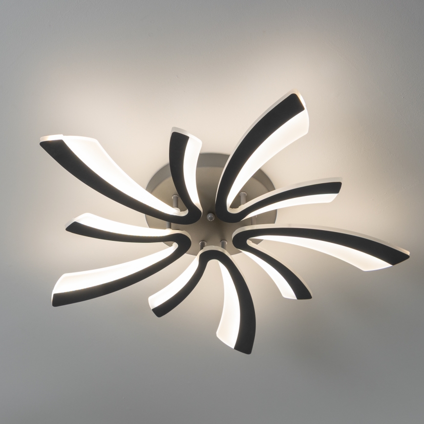Brilagi - LED Aptumšojama virsapmetuma lustra TWIST LED/55W/230V 3000-6500K antracīta + tālvadības pults