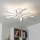 Brilagi - LED Aptumšojama virsapmetuma lustra TWIST LED/55W/230V 3000-6500K balta + tālvadības pults