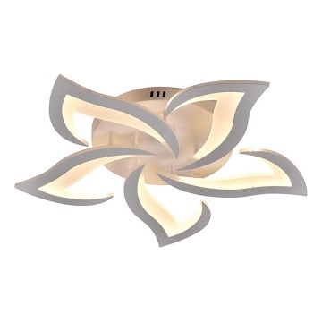 Brilagi - LED Aptumšojama virsapmetuma lustra TWIST LED/55W/230V 3000-6500K balta + tālvadības pults