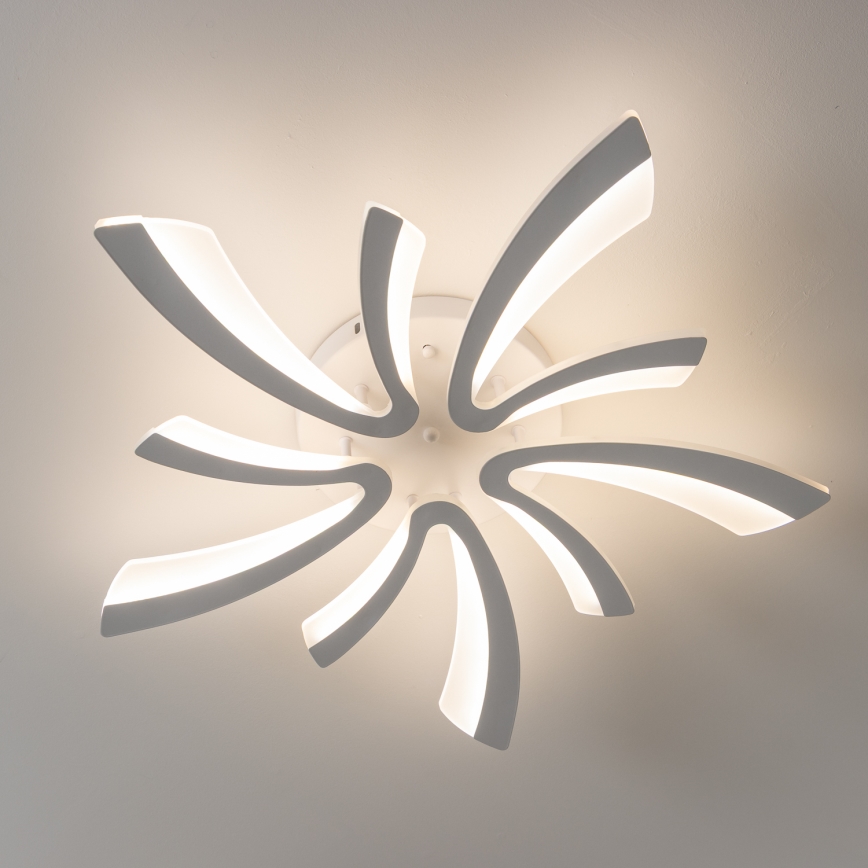 Brilagi - LED Aptumšojama virsapmetuma lustra TWIST LED/55W/230V 3000-6500K balta + tālvadības pults