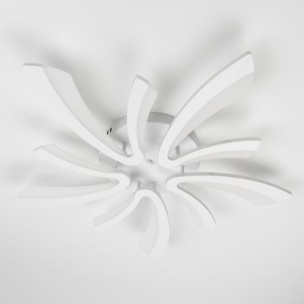 Brilagi - LED Aptumšojama virsapmetuma lustra TWIST LED/55W/230V 3000-6500K balta + tālvadības pults