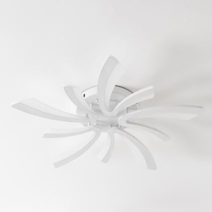 Brilagi - LED Aptumšojama virsapmetuma lustra TWIST LED/55W/230V 3000-6500K balta + tālvadības pults